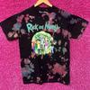 Rick and Morty Family Portrait Tiedye T-shirt