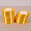 25Yards Gold Yellow Silk Satin Ribbon 6/10/15/25/40/50mm Party Home Wedding Decoration Gift Wrapping Christmas DIY Material