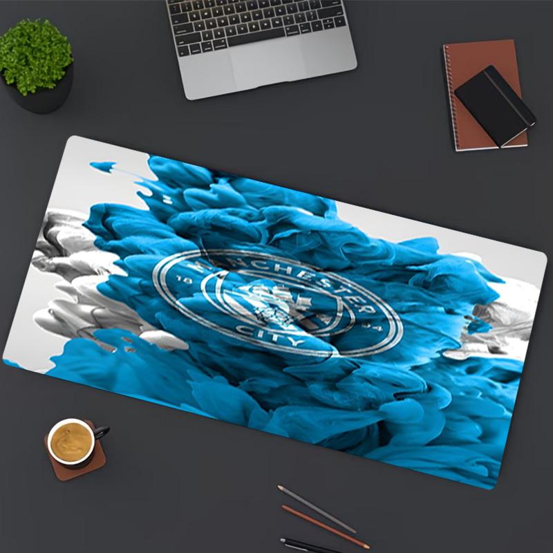 Football team City FC Print Mouse Pad, for Keyboard Pad Laptop PC Mat for Office Home Use, Desk Decor, Perfect Birthday Gift for Gamers