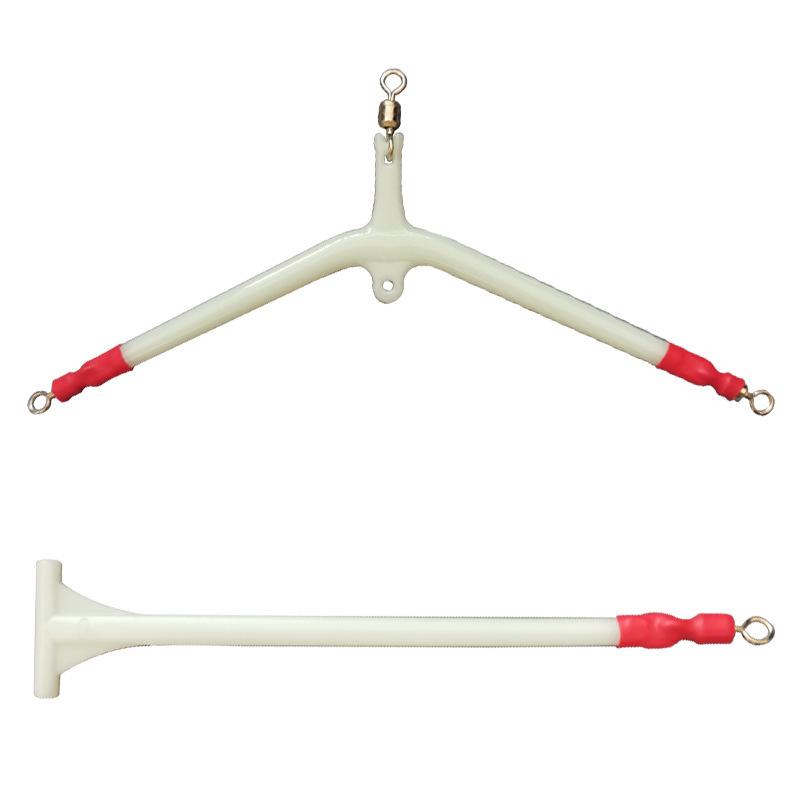 Luminous Plastic Forked Rig Holder for Long Cast Sea Fishing - White Berry & Yellow Croaker Line Divider.