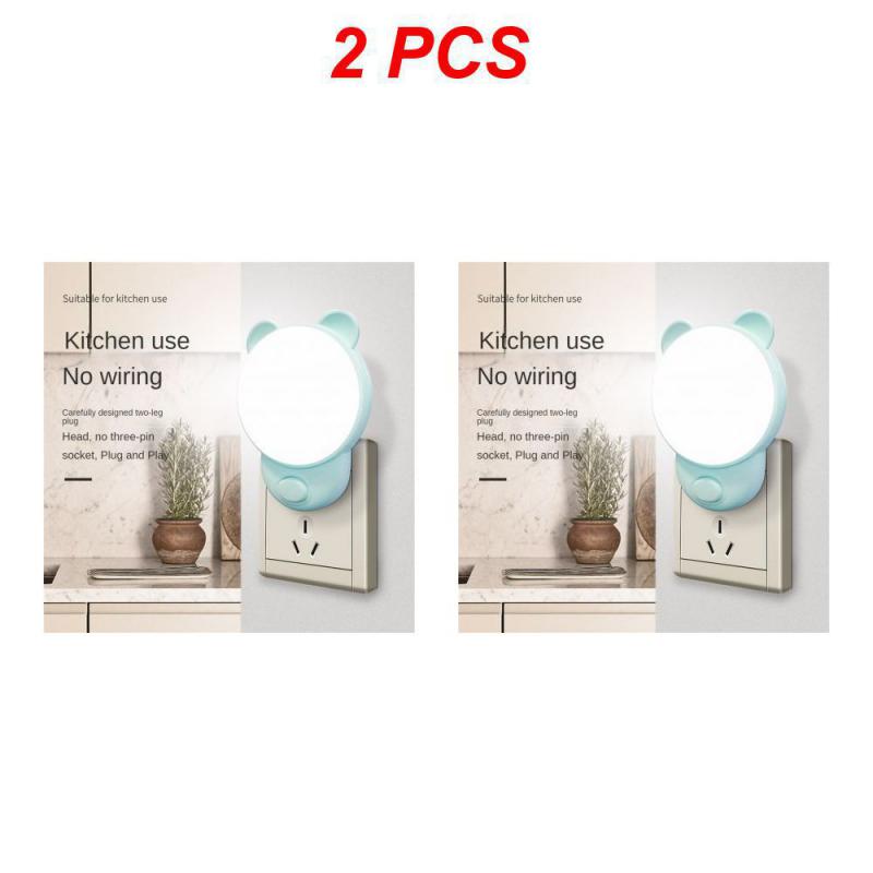 LED Steckdosen-Nachtlicht LED Dimmer Babypflege Augen Schlaflicht Schlafzimmer Schlaflicht Stecker LED Energiesparend Niedliche Mini-Lampe