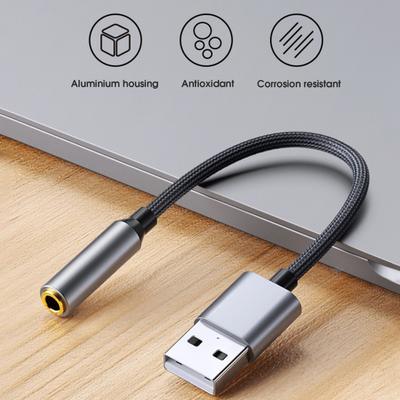 Sound Card Professional Audio Transfer Plug Play USB