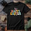 Happy Easter T-shirt Bunny Rabbit Cute Christians Occasion Top Men's Unisex Tee