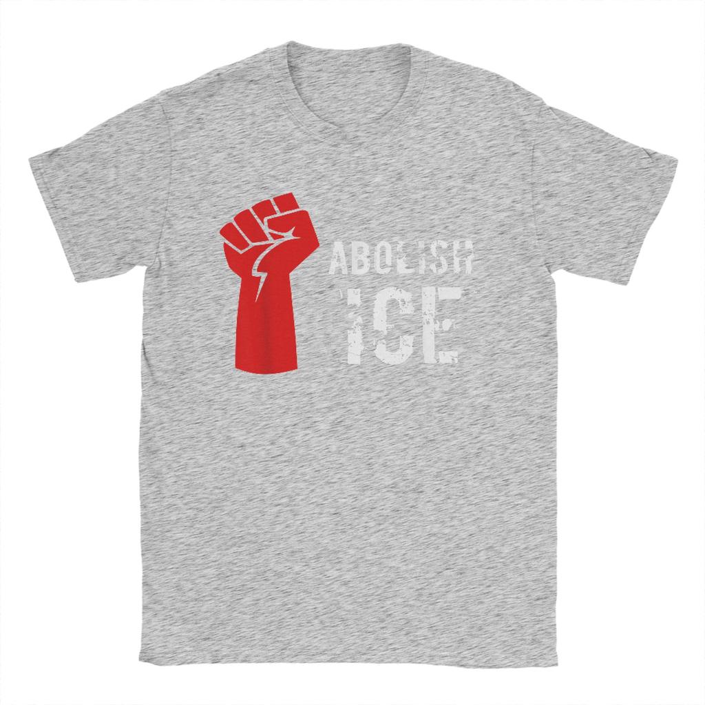 Vintage T Shirt Summer Abolish ICE Shirt DACA Immigration Fashion T Shirts Cotton Tshirt Man Y2K Classic Short Sleeve Top Tees