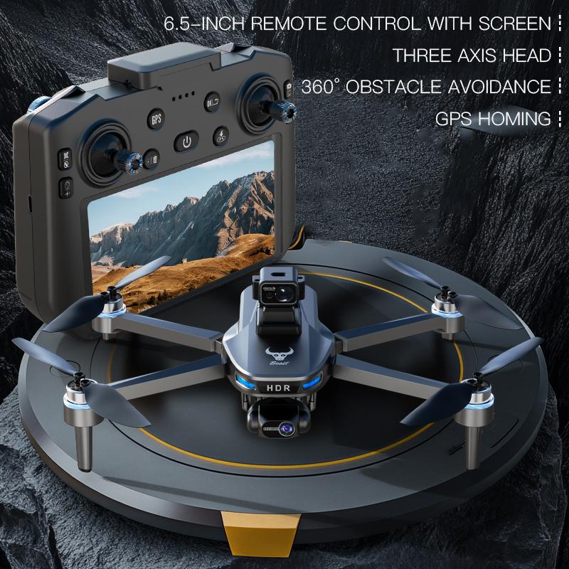 2026 New SG109 MAX2 GPS Drone with 8K Camera 3-Axis Gimbal WIFI 360° Laser Intelligent Obstacle Avoidance Screen Remote 5G FPV Brushless RC Dron