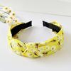 Hairband  Flower Printed Knotted Cloth Head Band Fashion Wide Hairbands Non Slip Hair Accessories for Women and Girls