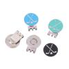 1Pc Golf Ball Marker Golf Hat Clip Magnetic Alloy Golf Ball Position Marker Removable Metal Hat Clip Accessories For Golfers
