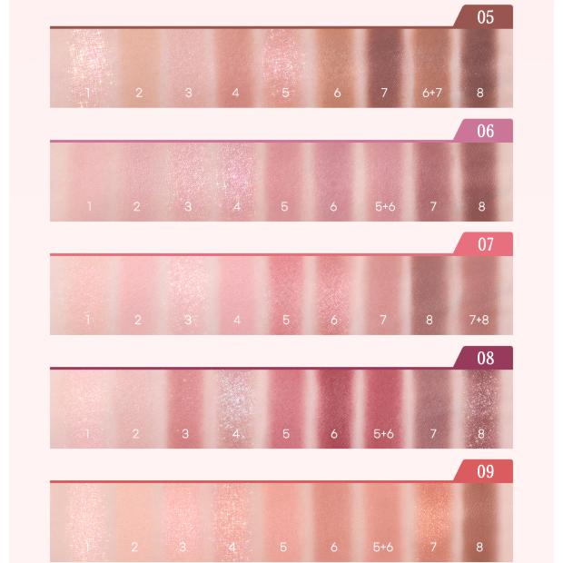 Peripera All Take Mood Palette  5.3 g (9 kolorów)