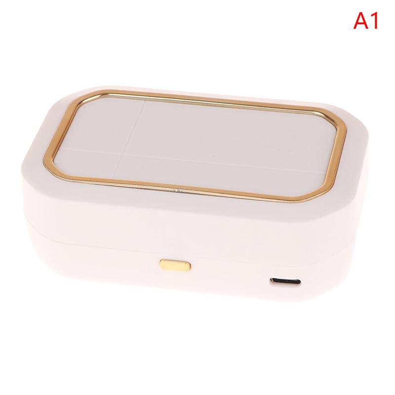 Contact Lens Ultrasonic Cleaning Machine 49000Hz High Frequency Vibration Timing Rechargeable Cleaner Contact Lens Remover Tool