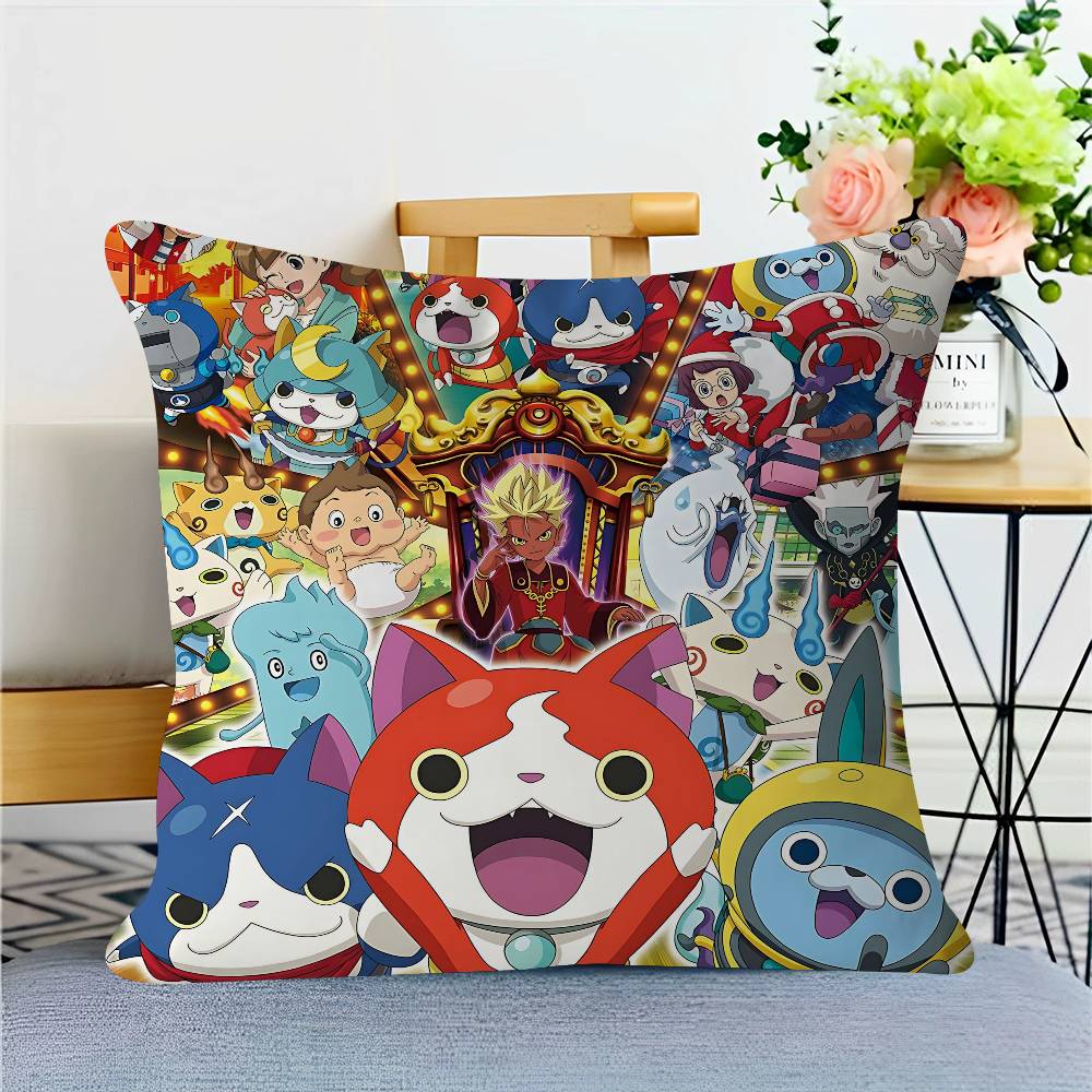 Game Yo-kai Watch Pillow Cover For Bedroom Room And Living Room Sofa Decorative Cushion Cover