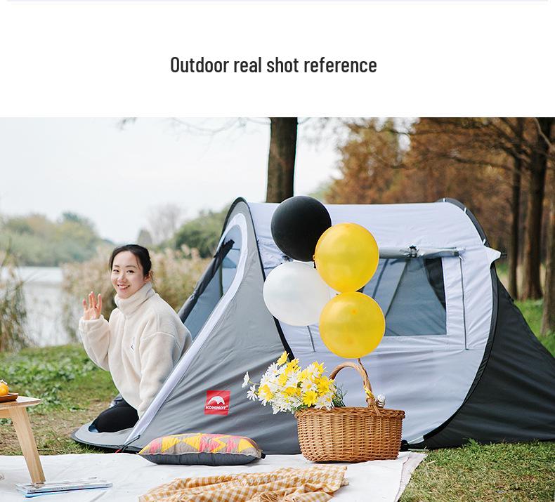 KOMMOT Mu Che Miao Automatic Rainproof Camping Tent