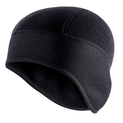 Unisex zimowa czarna czapka z czaszką pod kask czapka kolarska nauszniki wiatroszczelna polarowa śnieżna czapka narciarska Outdoor Sports