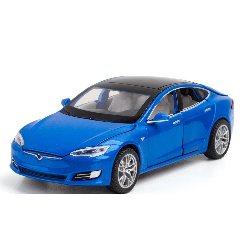 1/32 Tesla MODEL S Legering Auto Model Diecasts & Speelgoedvoertuigen Speelgoedauto's Gratis Verzending Kinderspeelgoed voor Kinderen Geschenken Jongens Speelgoed