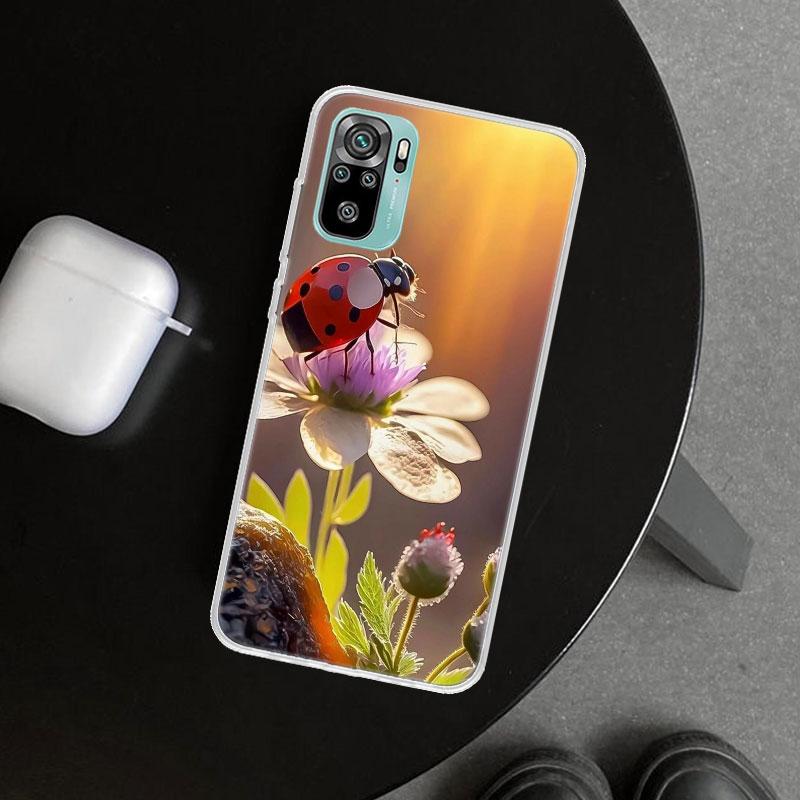 Insect Seven-Star Ladybug Phone Case Cover for Xiaomi Redmi Note 15 14 13 12 11 Pro Plus 14S 12S 11S 11T 11E 10S 10 Customized F