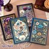 A5 192stránkový vintage zápisník s pevnou vazbou, 1 ks/4 ks Tajná zahrada Zlatá fólie Deník Zápisník pro cestování, Scrapbooking a kancelářské použití