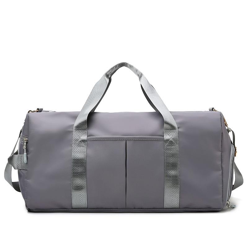 Travel fitness bag new simple travel anti-splashing fabric dry and wet separation shoulder messenger bag