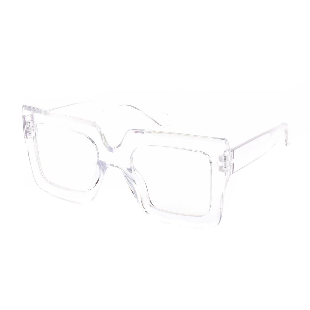 Unisex Thick Black Frame Anti-Blue Light Glasses – Stylish European & American Design