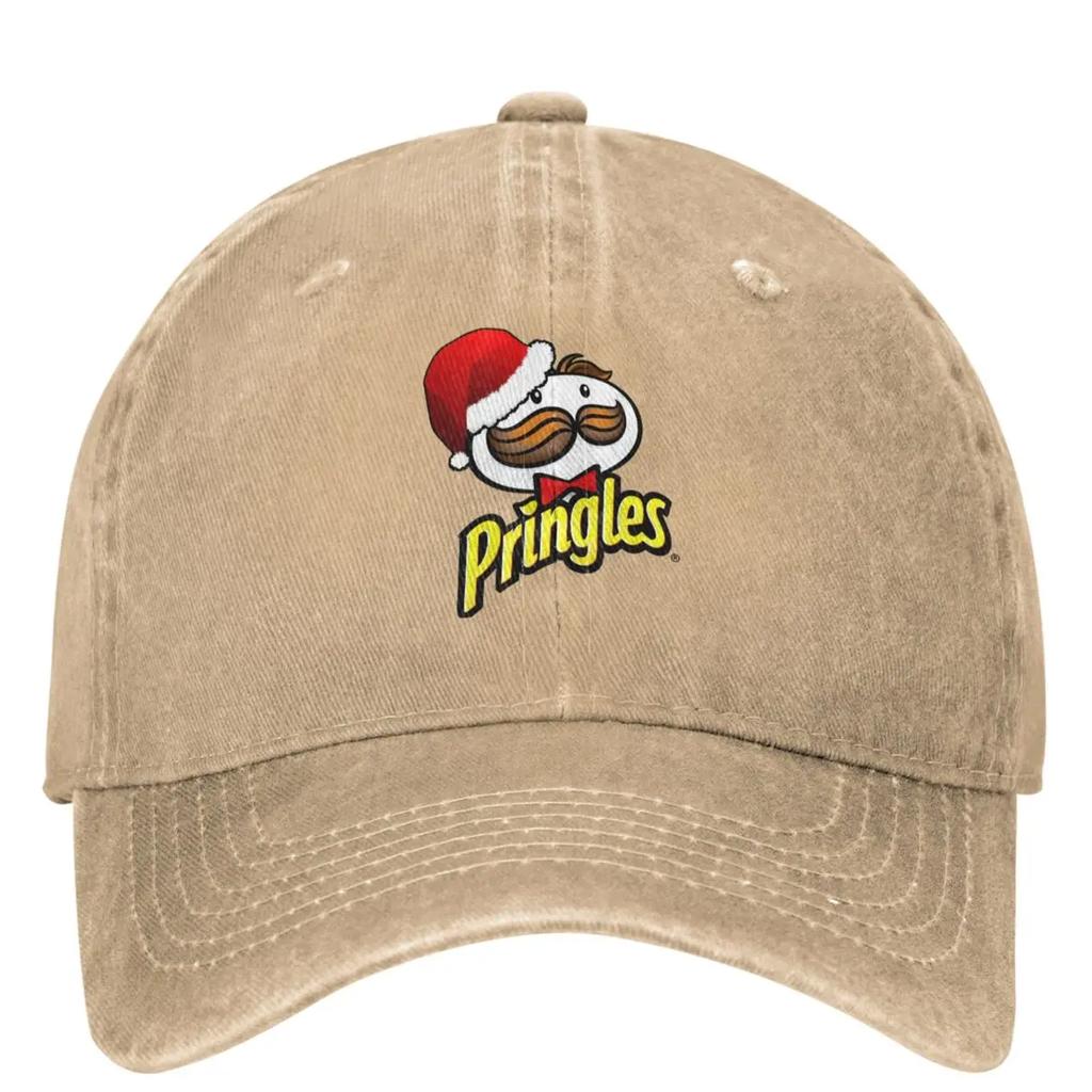 Pringles Kartoffelchip-Snack Gewaschene Baseballkappe Truckerhut Sommer FeUnisex Unisex Outdoor Fitnessstudio Sonnenschutz Snapback Kappe