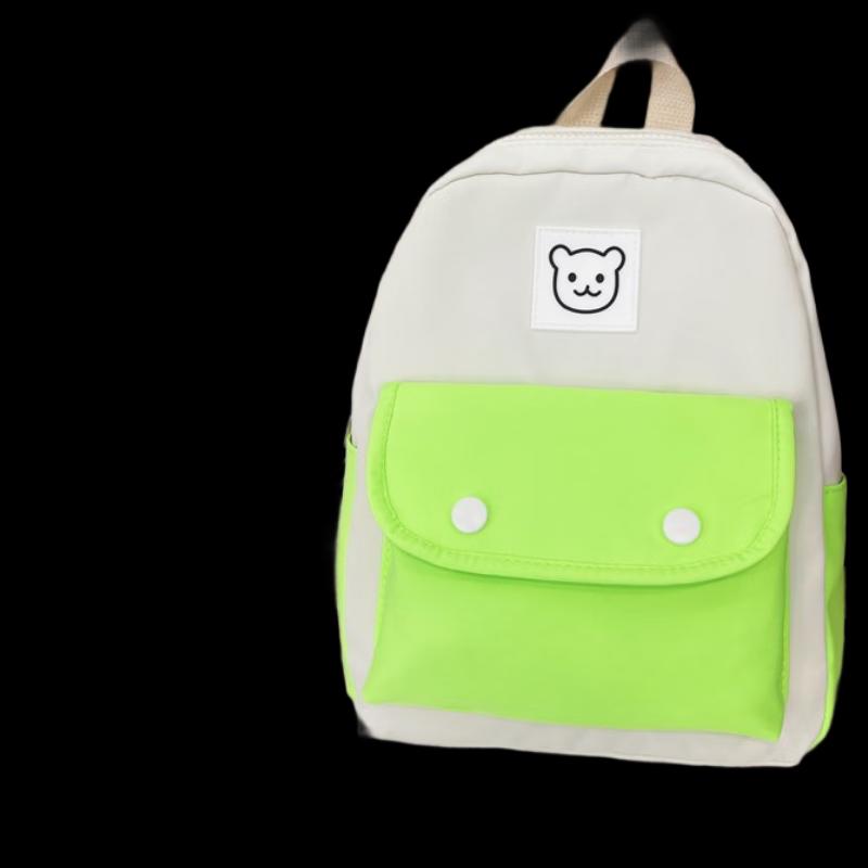 

Children s Cute Bear Color-Block Backpack