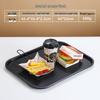 MUTTI Commercial Plastic Wood Grain Serving Tray