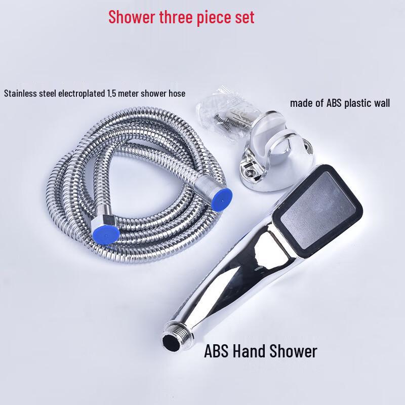 Zhishi Simple Square Booster Shower Head Set