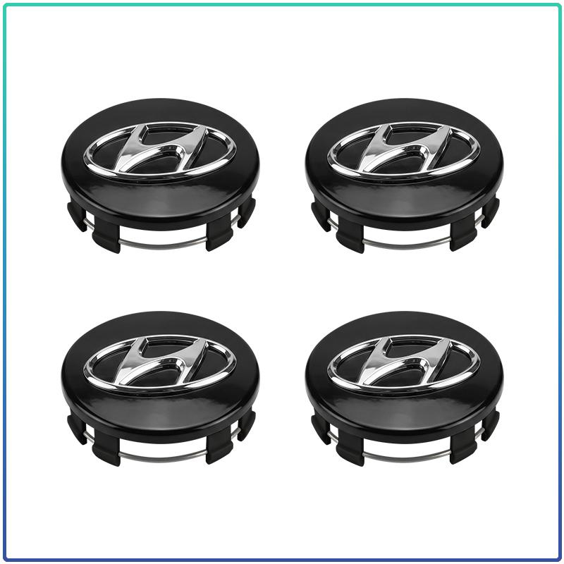4 st 60MM Bilhjulnavkåpor Fälgskydd Vattentäta Biltillbehör För Hyundai Genesis I10 I20 I30 I40 IX20 IX35 IX25 Accent Azera Elantra