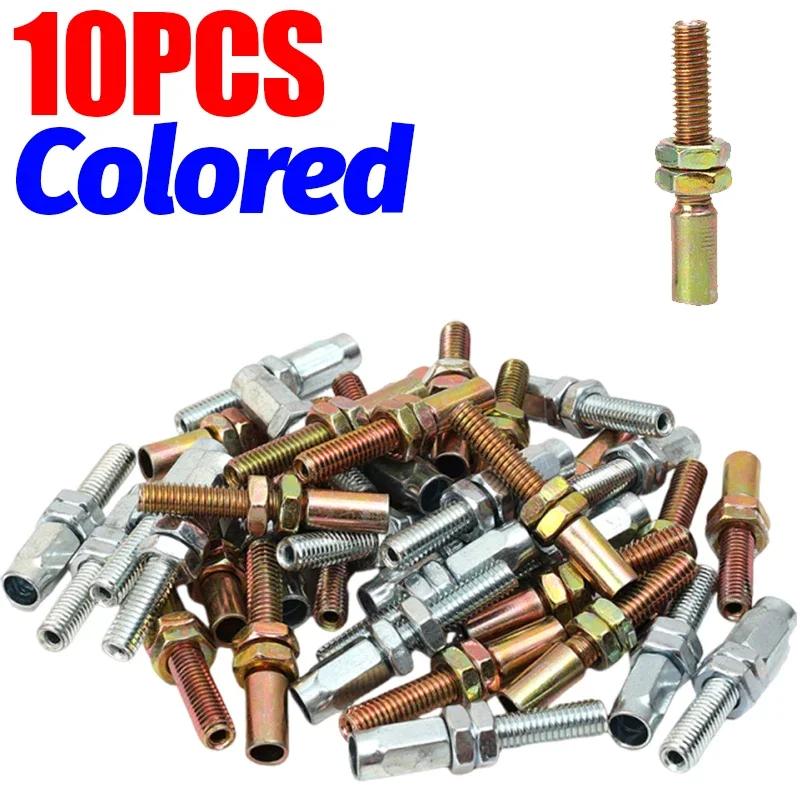 M6x40mm Throttle Cable Adjuster Clutch Wire Screw Bolt Kit for Motorcycle ATV Go Kart Scooter Pit Bike Universal Auto Parts