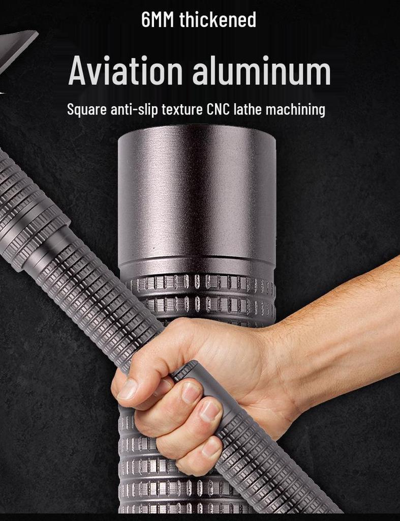 Outdoor Multifunctional Entrenching Tool: Thickened Fishing, Military Shovel for Chopping, Sawing, and Camping