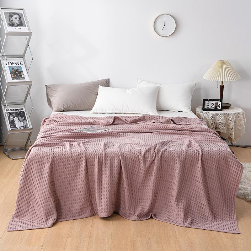New Type A Summer Air Conditioning Quilt, Light and Comfortable Japanese Waffle Blanket Towel Quilt