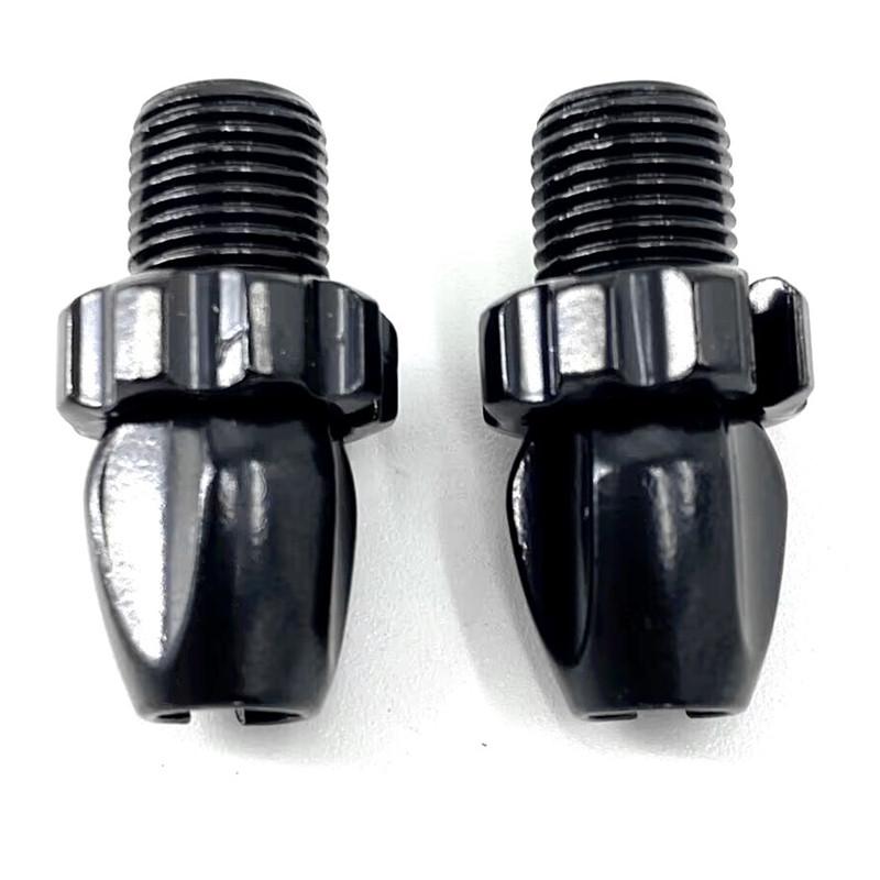 M10 Bicycle Brake Lever Cable Adjust Bolt for Brompton Folding Bike Brake Cable Nut Aluminum Alloy 10mm Black 1pair