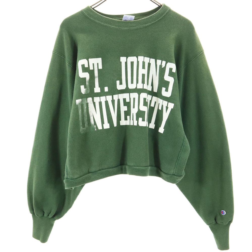 

Champion 90-х годов Reverse Weave Сделано в США Старый вышитый ярлык Колледж Свитшот с длинным рукавом Женский Б/У