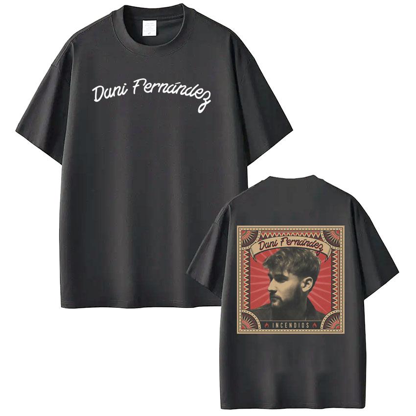 Rapper Dani Fernandez Fashion Graphic Tshirts Men Women Hiphop Tshirts 2026 Spring Summer Pure Cotton Harajuku Top Ins Y2k