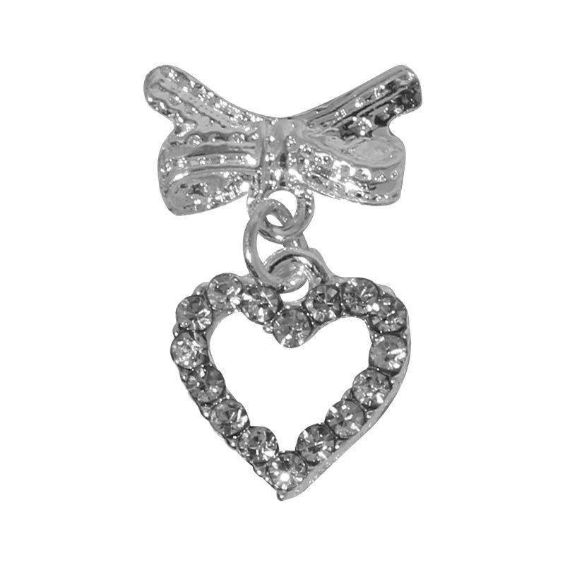 Nail Art Decorations: Bow, Heart, Moon, Flower, Butterfly, Rhinestones