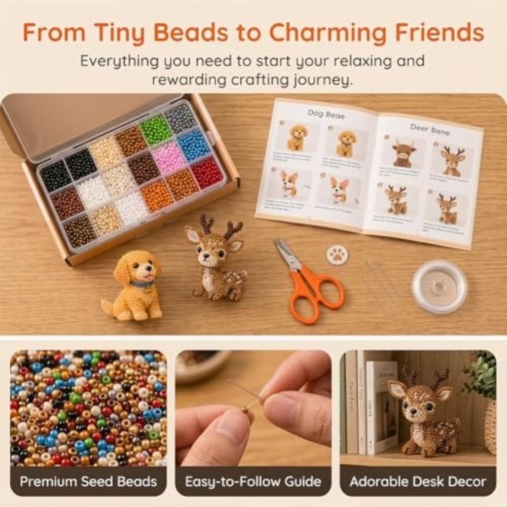 Creative Handmade Bead Art Set Mother Mary Swan Beading Set New 3D Bead Kit DIY Activity
