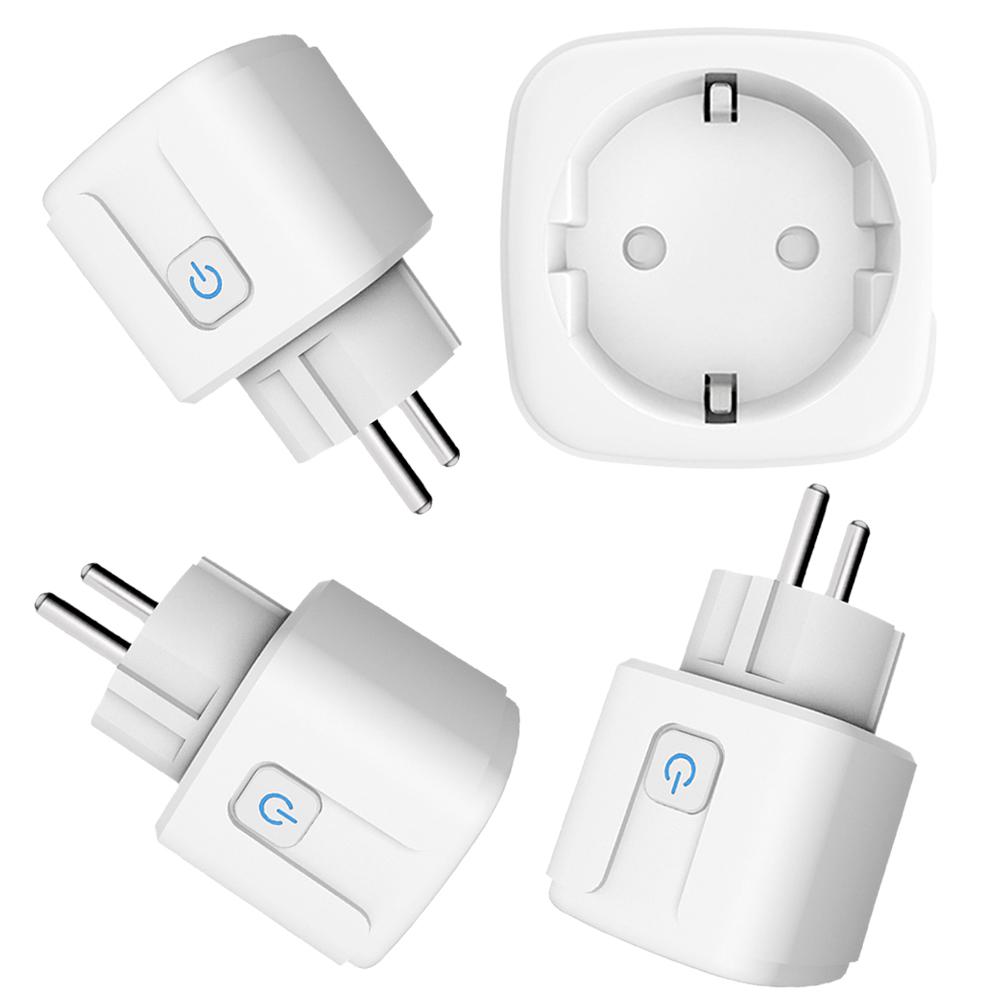 WiFi Connected Socket Intelligent Socket with Timer and Countdown Function 16A Adapter Plug for Power Consumption Measurement
