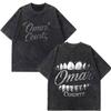 Rapper Omar Courtz Primera Musa Album Tour T Shirt Men Women Hip Hop Fashion T-shirt Casual Cotton Loose Vintage Washed T-shirts