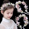New high-value crystal mesh butterfly tassel hairpin hair accessories antique forest elf adult and children's hair accessories