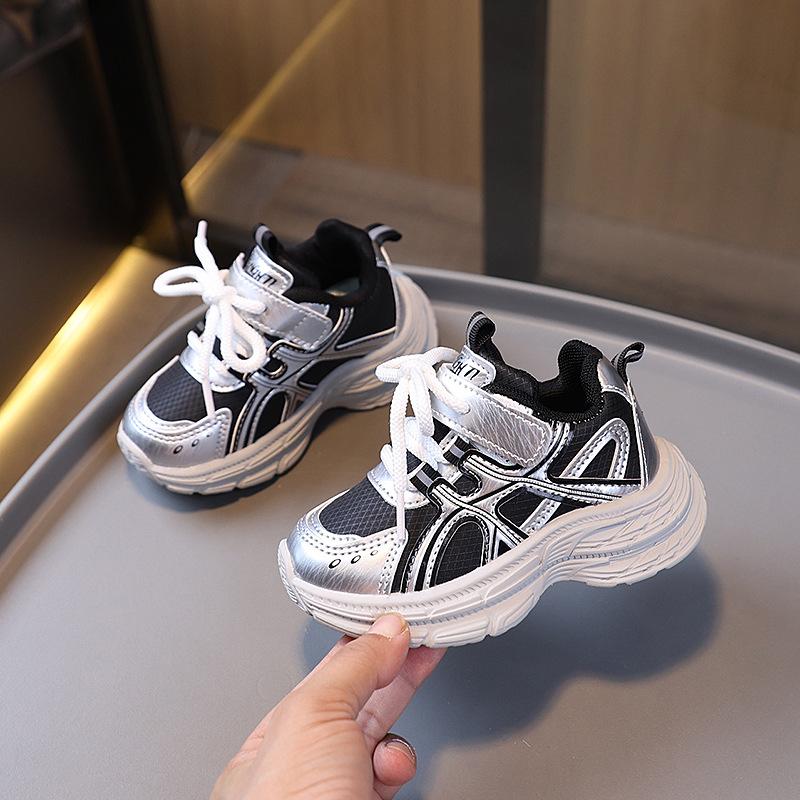 Children's Dad Shoes Autumn New Classmates Boys Sports Shoes Mesh Children's Shoes Soft Sole Girl Baby Toddler Shoes