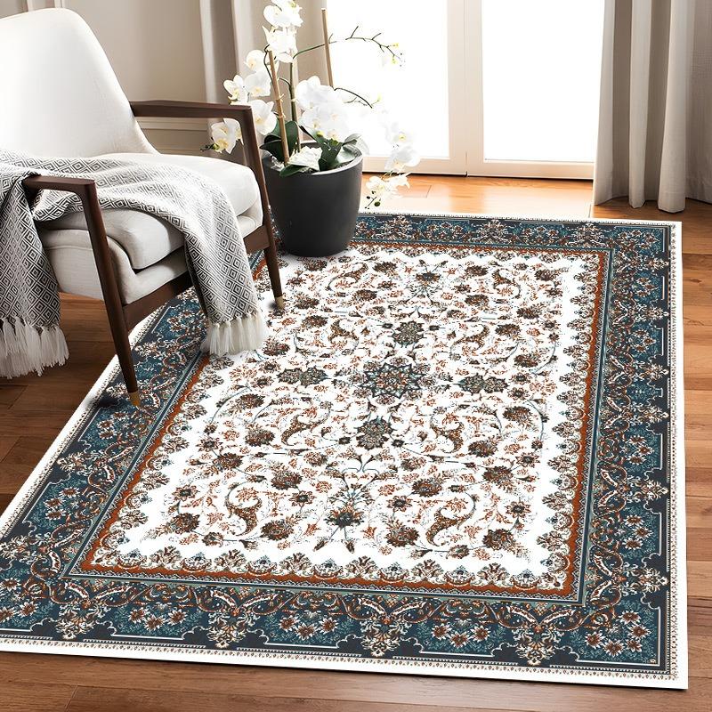 Retro Türkiye Europe Style Carpet Party Living Room Sofa Bedroom Bedside Study Entrance Door Rug Non-slip Luxury Home Decor Mat