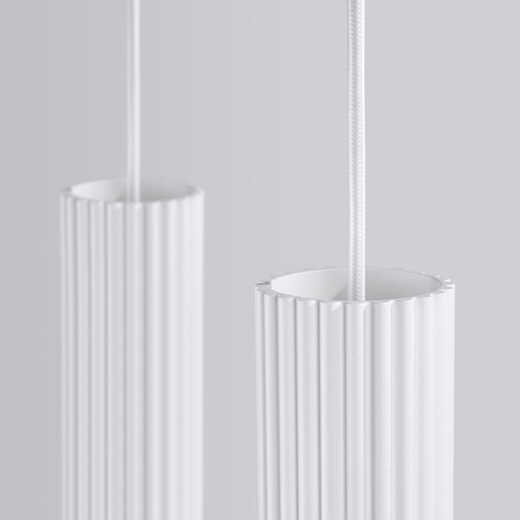 Carbon 2 white pendant lamp