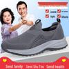 Leichte Slip-On Wanderschuhe - Atmungsaktiv, Rutschfeste Weichsohle für ältere Männer und Frauen
