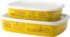 Fuji Enamel Disney Winnie the Pooh Shallow Square Container ML Set 2-Piece DYQ-2SF.P