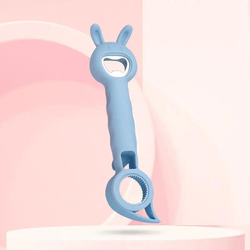 1pc Beer Bottle Opener Multi-Purpose Beverage Jar Can Bottle Opener Plastic Corkscrew Dining Bar Gadgets Kitchen Tools 6