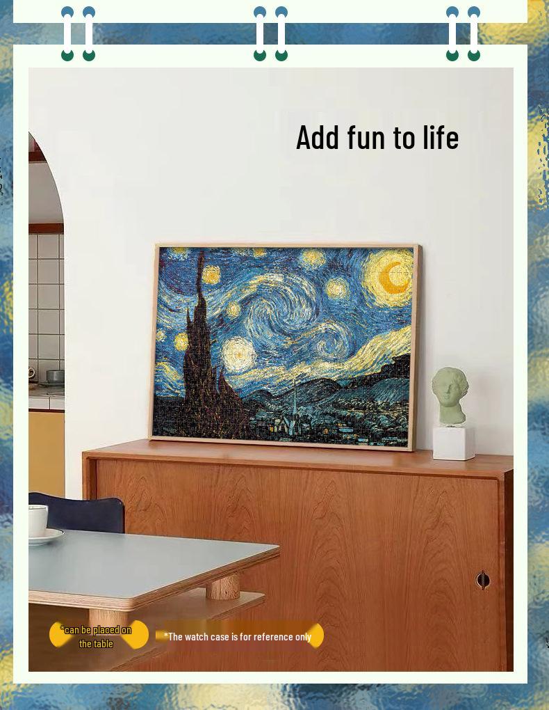 Van Gogh 1000-Piece Challenging Jigsaw Puzzle - Educational, Creative, and Relaxing for Kids