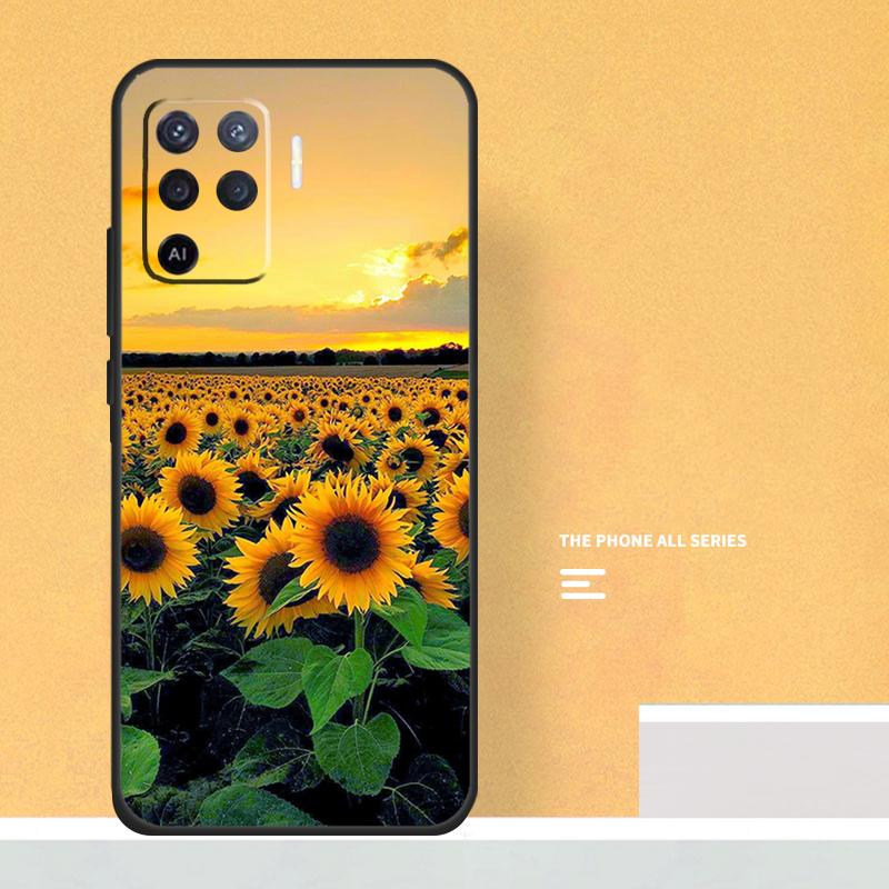 

Sunflower Floral Case For Oppo A74 A94 A54 A15 A17 A57 A6 A5 Pro A16 A76 A96 A40 A60 A80 A18 A38 A58 A78 A98 OPPO A78 5G