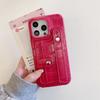 Slot Card Bag Wrist Strap Holder Leather Wallet Phone Case For iPhone 16 15 14 13 12 11 Pro Max 7 8 Plus X XR XS SE Hard Cover