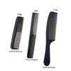 Dual-Sided Comb with Fine and Coarse Teeth for Straight Hair Styling - Portable Household Tool