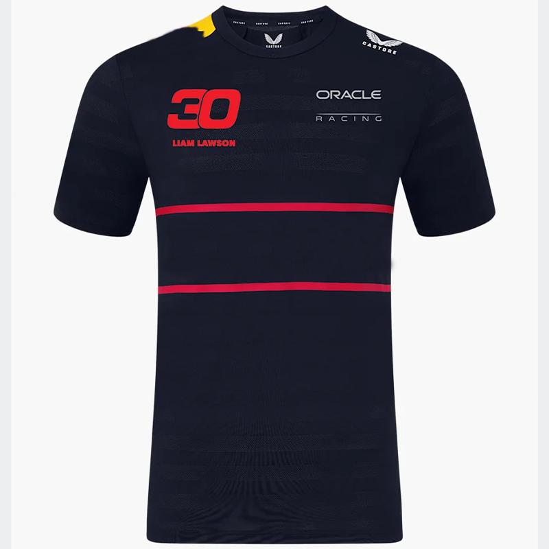 2025 New F1 Spanish No.1 Racer Short Sleeved RB Red Quick Drying T-shirt Men's and Women's Championship Sports 3D Printed top6XL