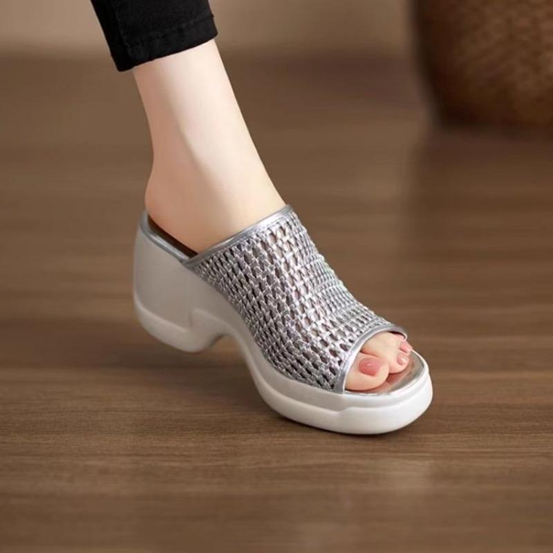 High-top Shoes, One-piece Style, New Platform Slippers, Casual Sandals for Women