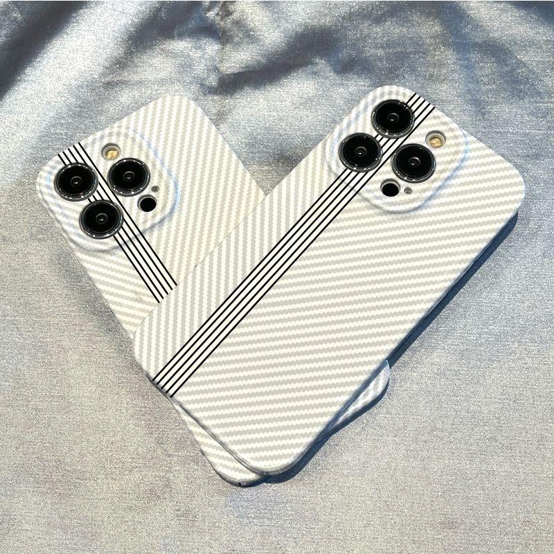 White Striped Xiaomi Civi4Pro Phone Case Xiaomi 15u Redmi K80/Note14Pro/k80Pro Fei